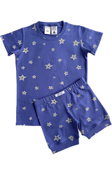 So Blue Star Shortie PJ Set