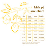 Lilac 'Lemon Slice' Embroidered Kids Sweatshirt