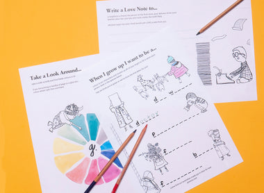 CRAFT | Activity sheets to fill your day