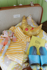 Daffodil Stripe Ribbed Singlet