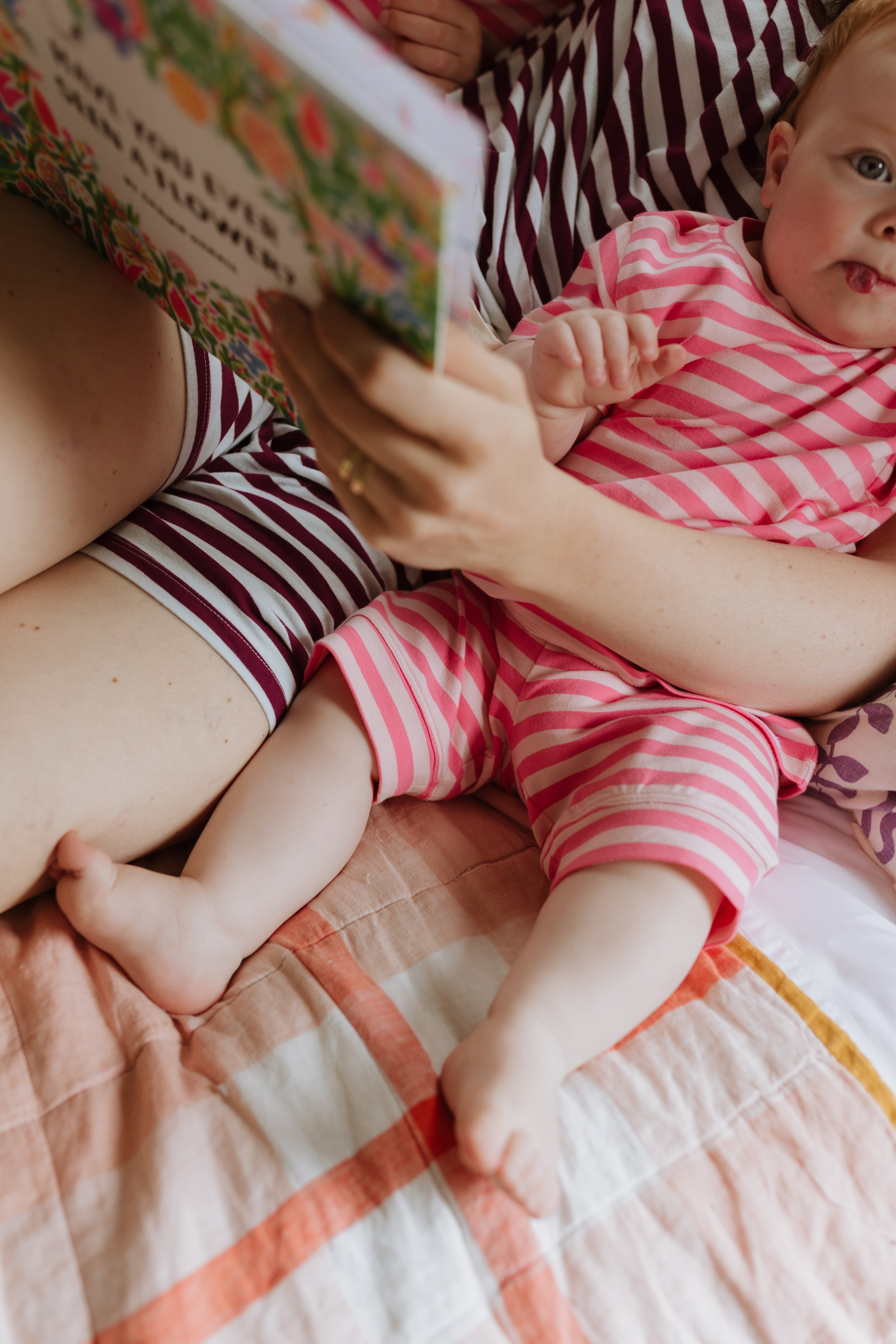 Pink Lemonade Stripe Shortie PJ Set