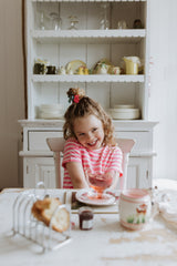Pink Lemonade Stripe Shortie PJ Set