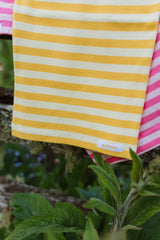 Daffodil Stripe Ribbed Singlet