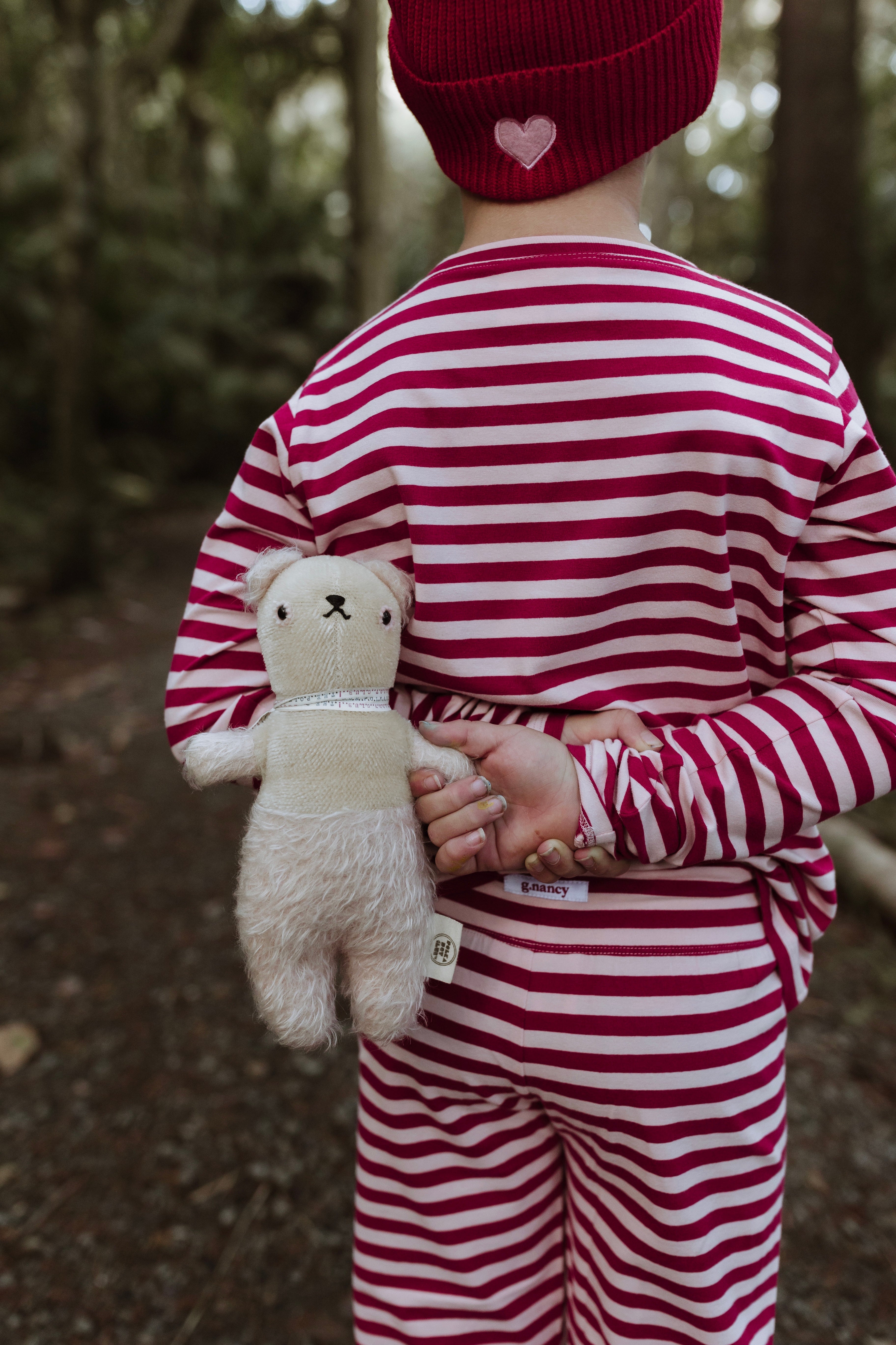 Blush + Boysenberry Stripe Long PJ Set