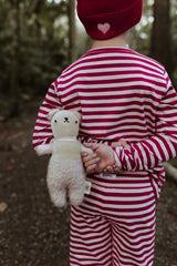 Blush + Boysenberry Stripe Long PJ Set