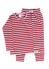 Blush + Boysenberry Stripe Long PJ Set