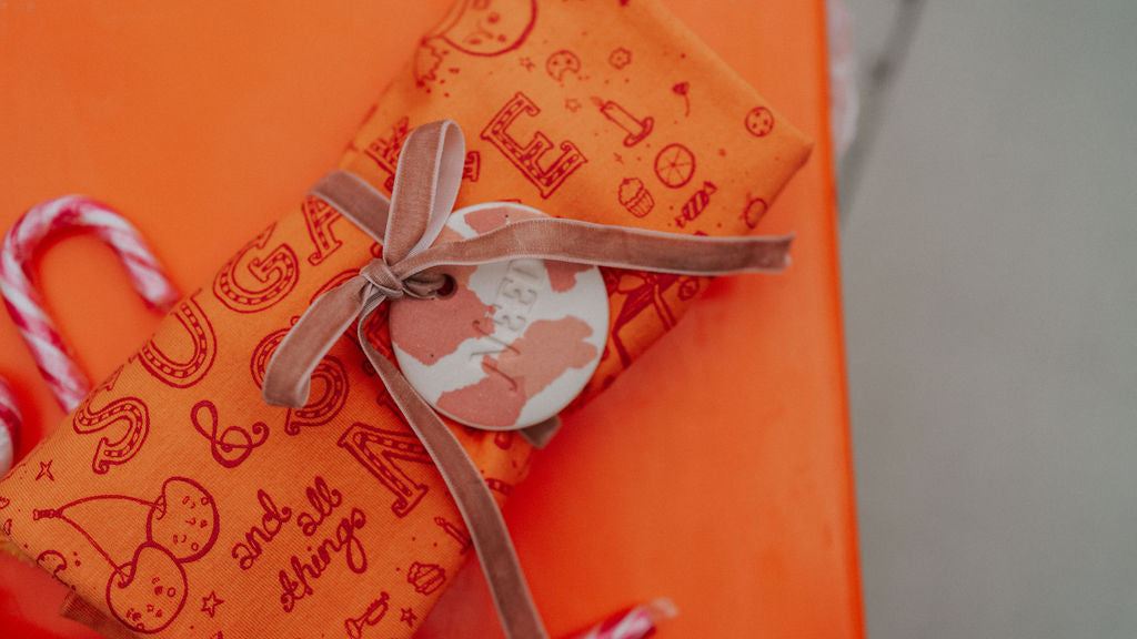 Persimmon Ceramic Gifting Discs - Set of Five