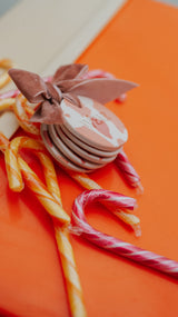Persimmon Ceramic Gifting Discs - Set of Five