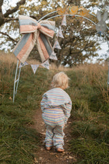 Easter Pastel Stripe Long PJ Set