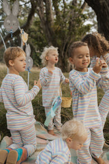 Easter Pastel Stripe Long PJ Set