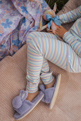Easter Pastel Stripe Long PJ Set