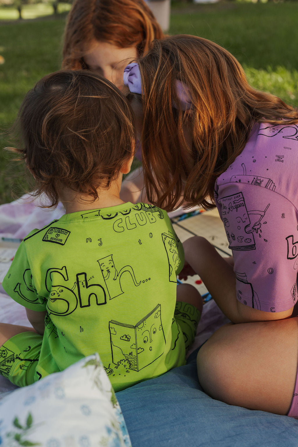 Leaf Book Club Shortie PJ Set