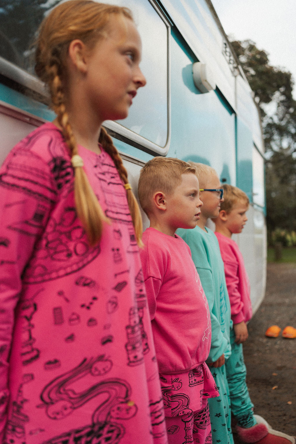 Fancy Pink Cake Long PJ Set