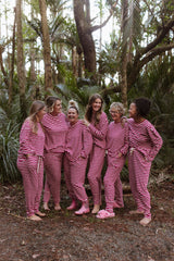 Blush + Boysenberry Stripe Women's PJ Set