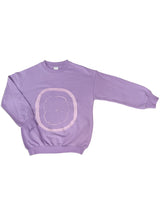 Lilac 'Lemon Slice' Embroidered Kids Sweatshirt