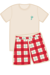 Hand Painted Tartan Men's Boxer Short
