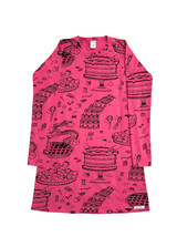 Fancy Pink Cake LS Dress