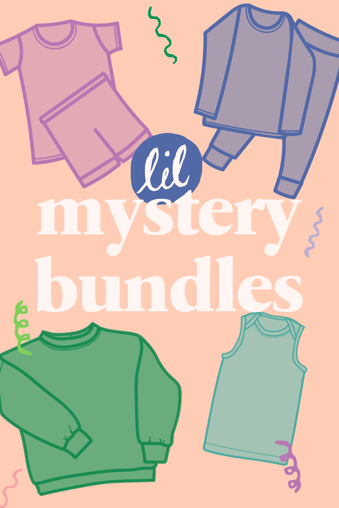 Lil Mystery Bundle - 4 pieces (inc organic fleece sweater)