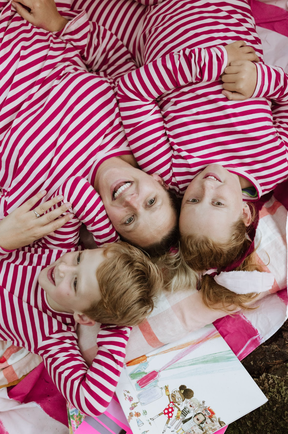 Blush + Boysenberry Stripe Women's PJ Set