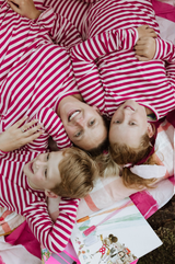 Blush + Boysenberry Stripe Women's PJ Set