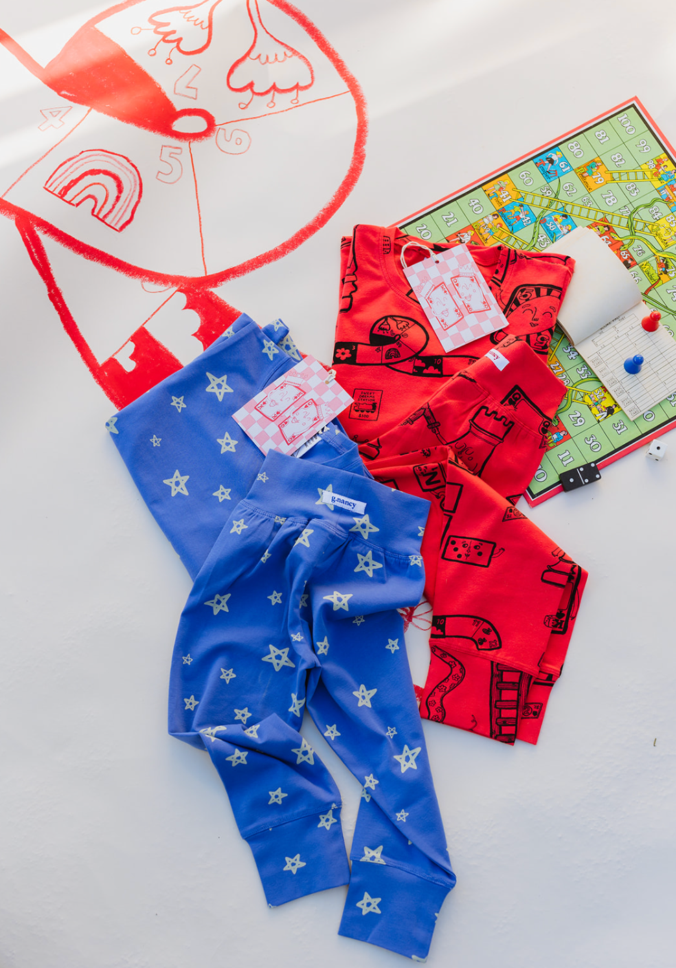 So Blue Long PJ Set