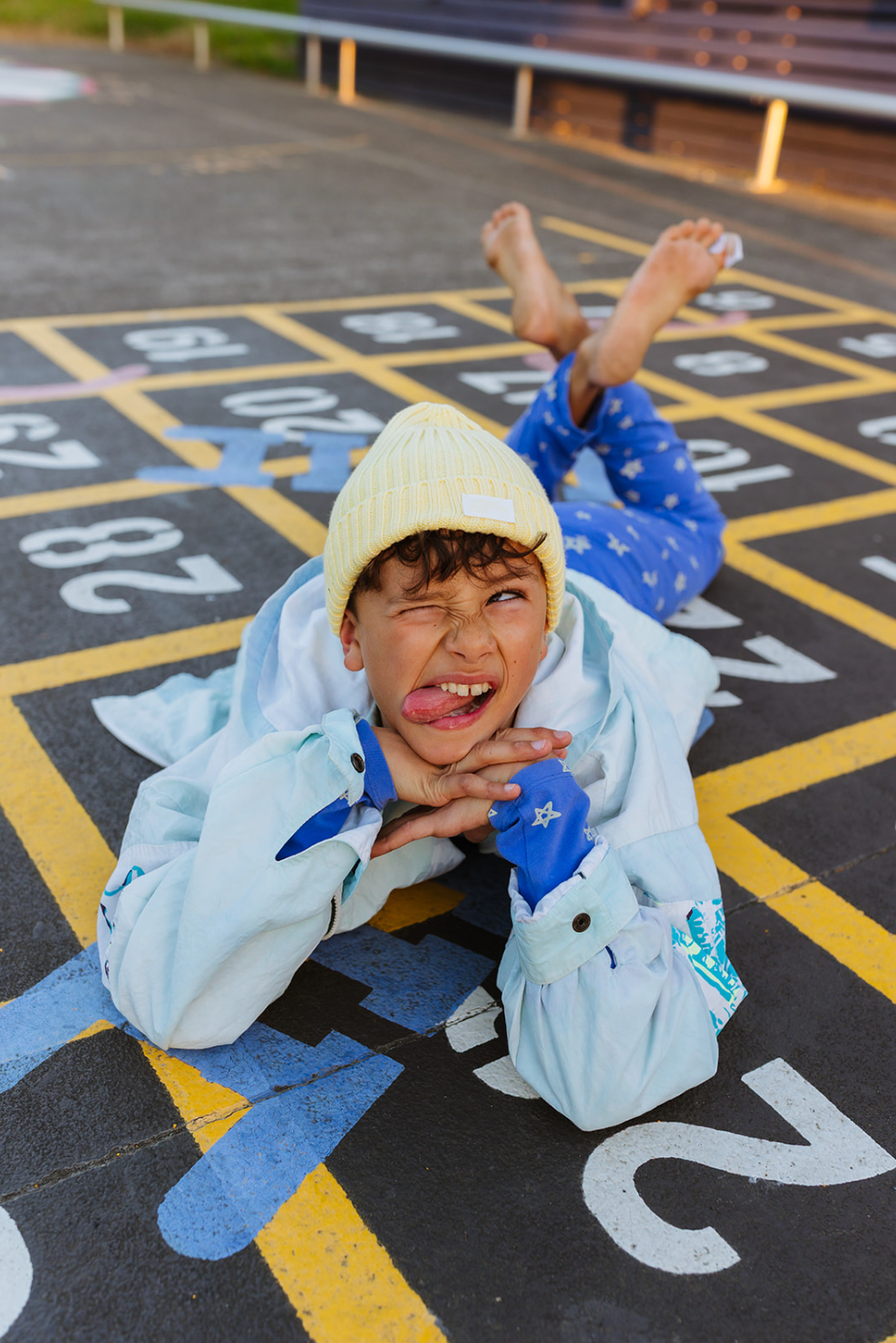So Blue Long PJ Set