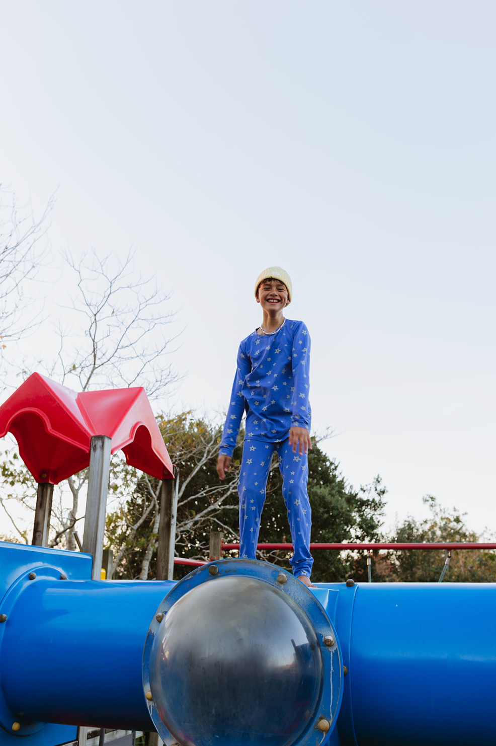 So Blue Long PJ Set