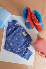 So Blue Long PJ Set