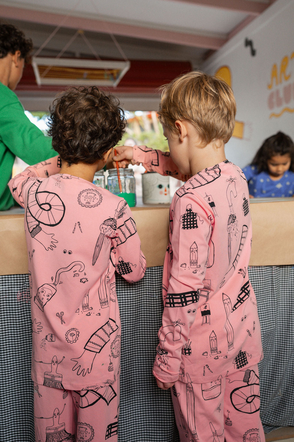 Bubblegum Art Club Long PJ Set