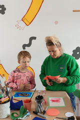 Kelly Green Art Club Cotton Fleece
