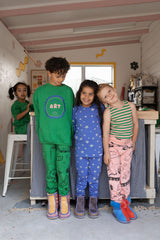 Kelly Green 'Art Club' Kids Fleece