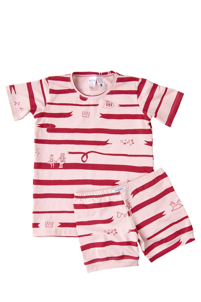 Last Christmas 'Nutcracker Rose' Shortie PJ Set